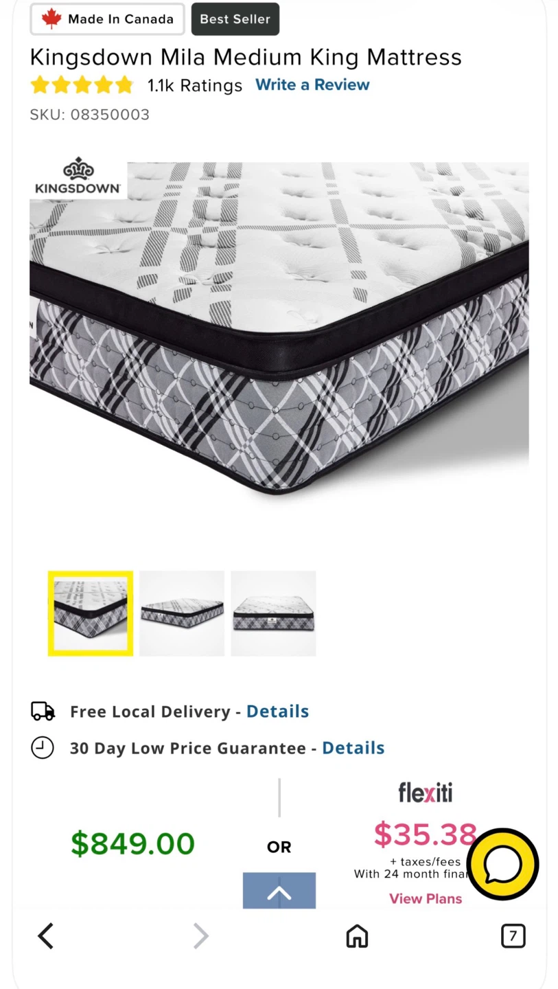 Kingsdown Mila Medium King Mattress