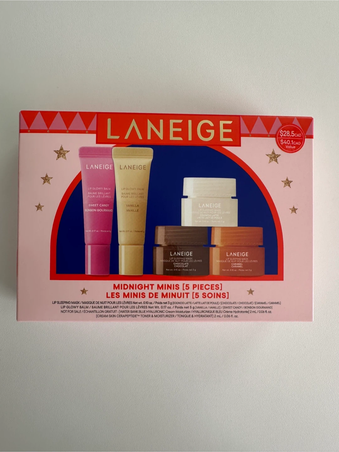 Laneige Midnight Minis Lip Sleeping Mask Set