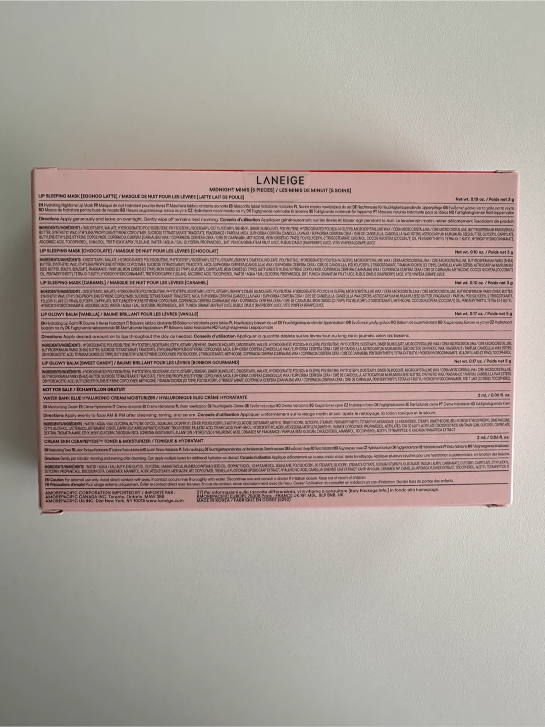 Laneige Midnight Minis Lip Sleeping Mask Set - photo 2