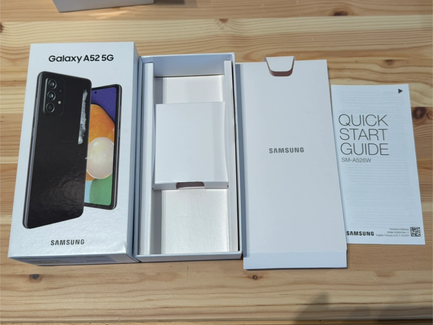 Samsung Galaxy A52 5G BOX ONLY