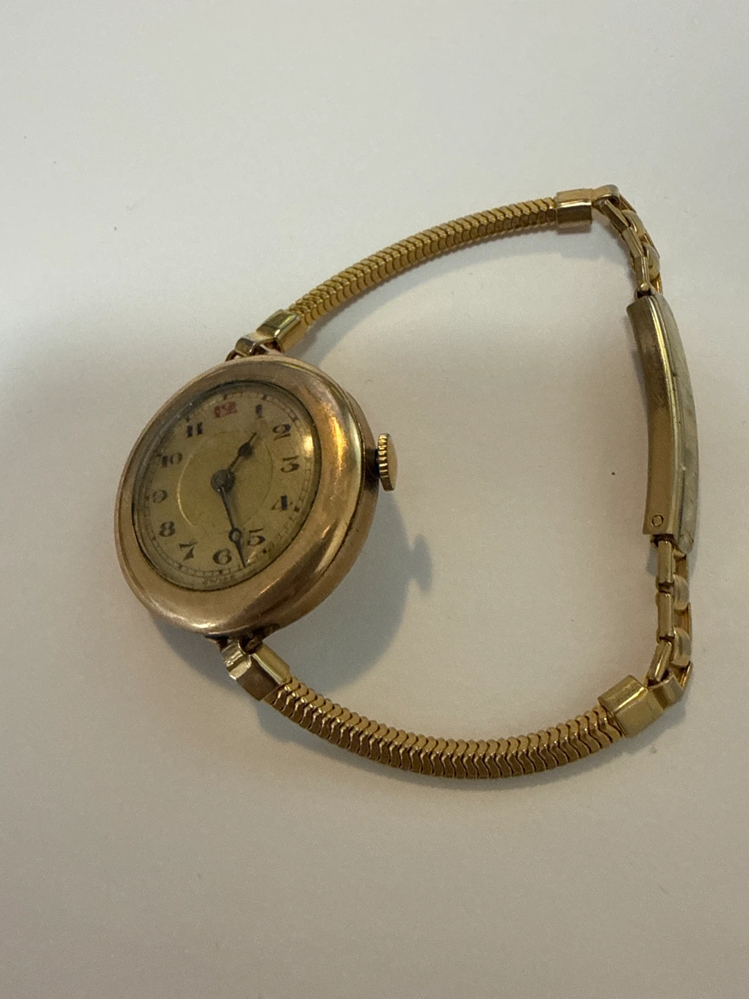 Vintage Gold Tone Ladies Watch