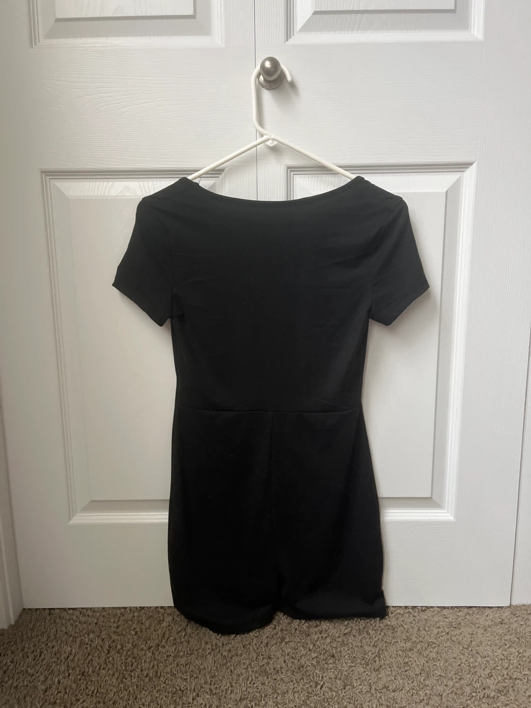 Black Square Neck Romper - photo 2