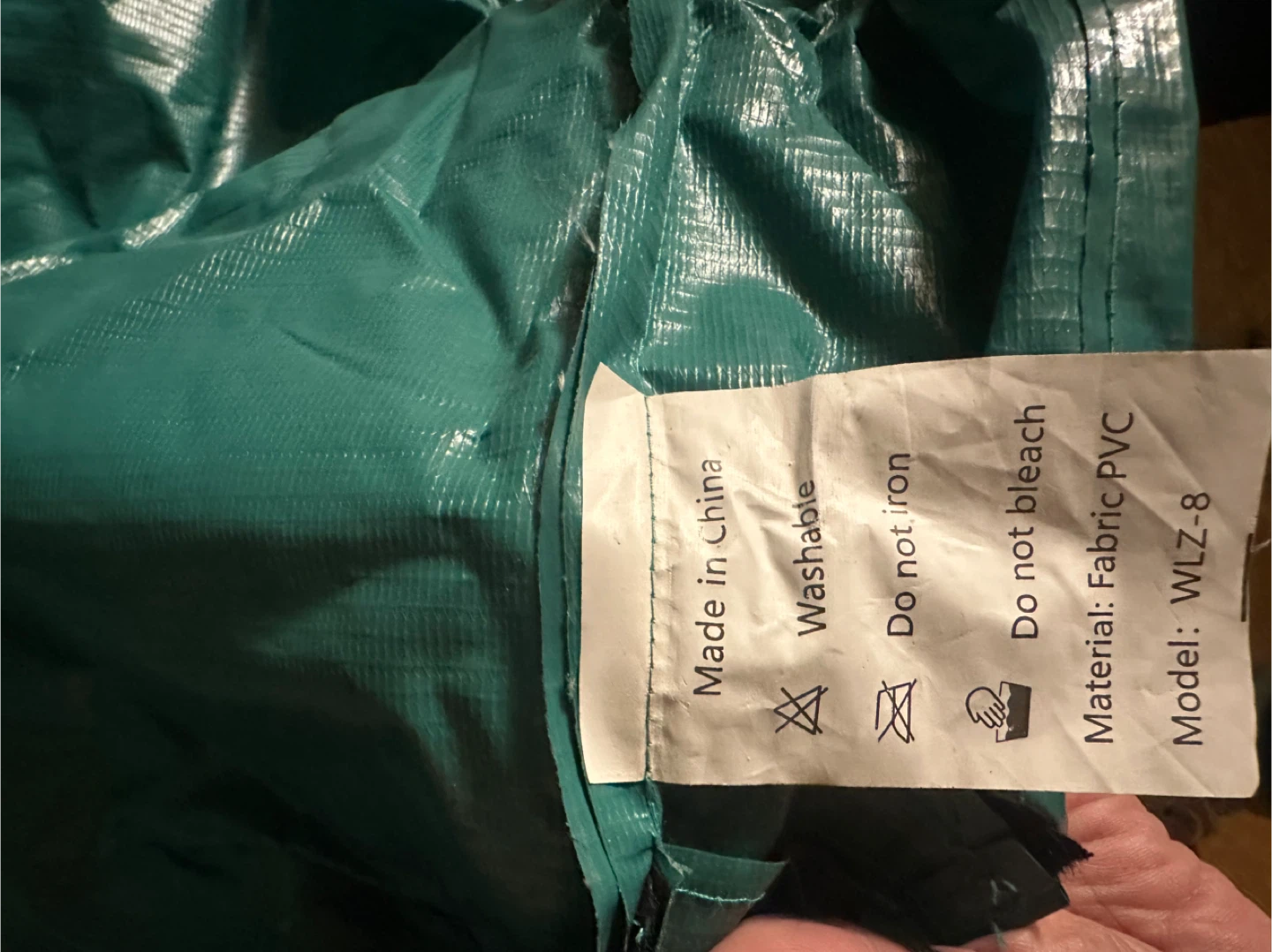 Green Fabric PVC Trampoline Mat Replacement - photo 3