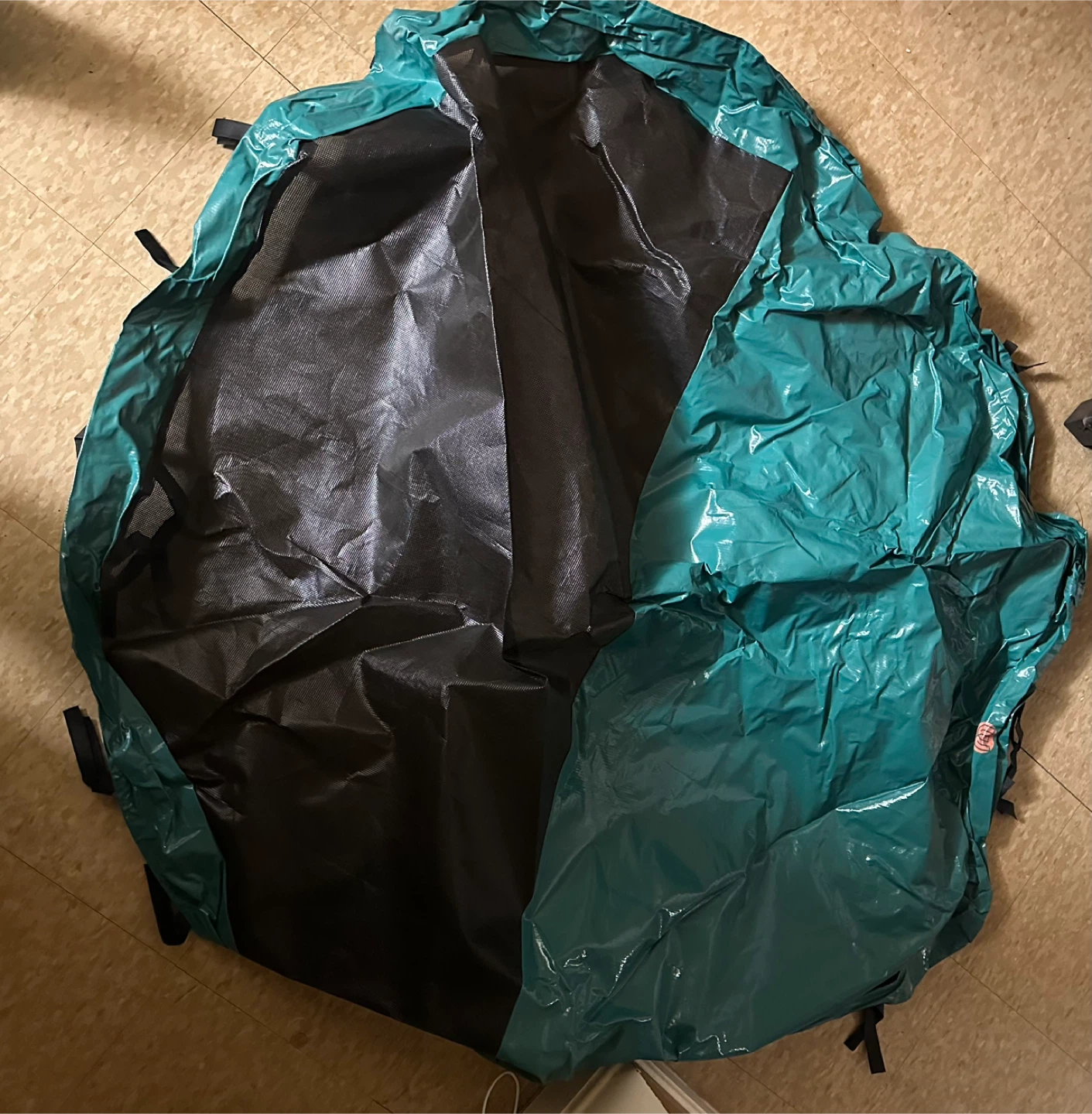Green Fabric PVC Trampoline Mat Replacement