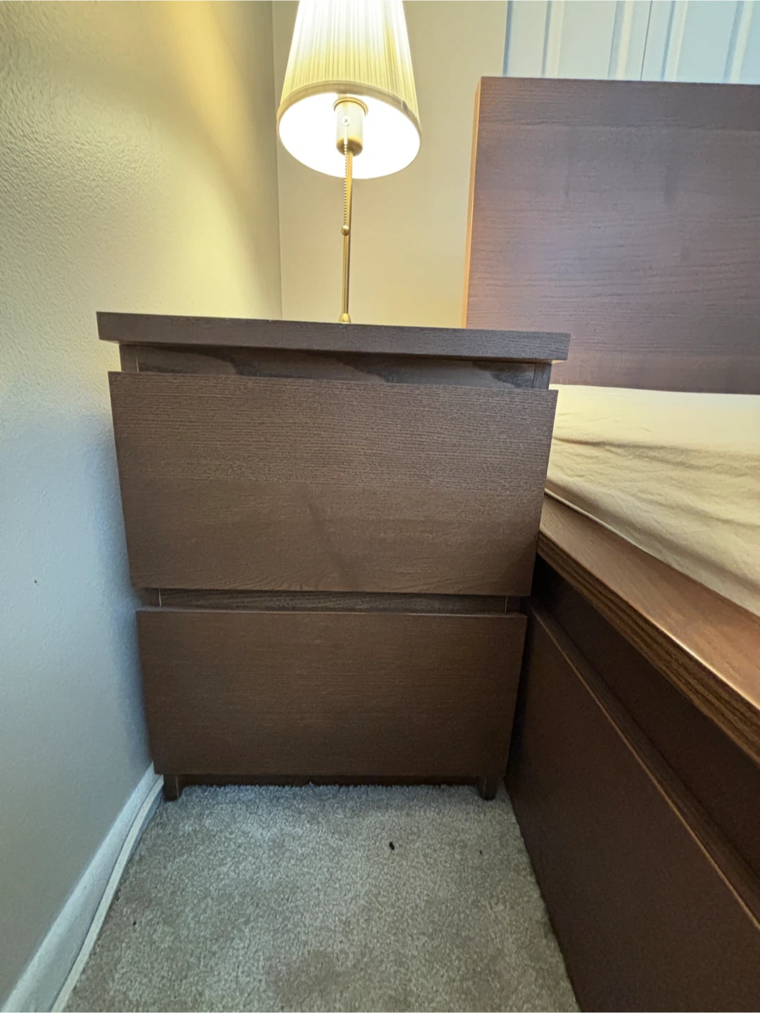 IKEA MALM Storage Bed Frame (Brown) – 4 Drawers – Queen Size - photo 4