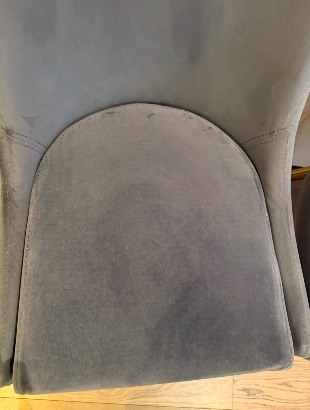 Meridian Furniture Karina Velvet Dining Chairs Set of 2 (Grey) - photo 4