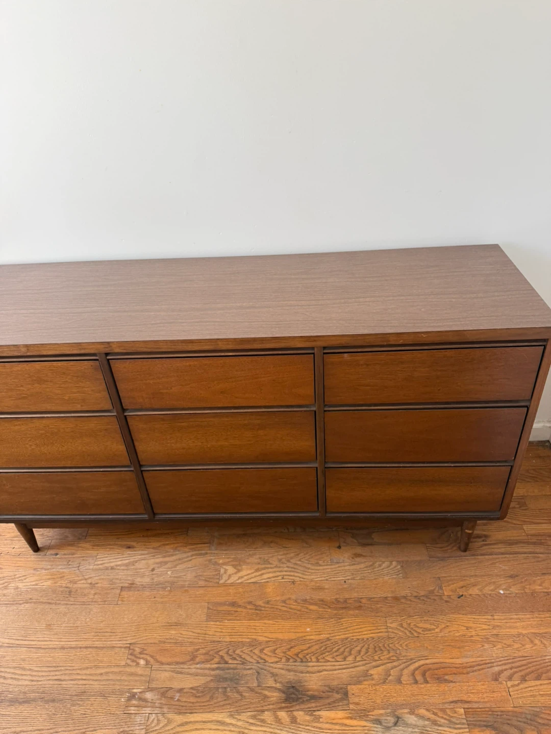 Mid-Century Modern 9-Drawer Dresser