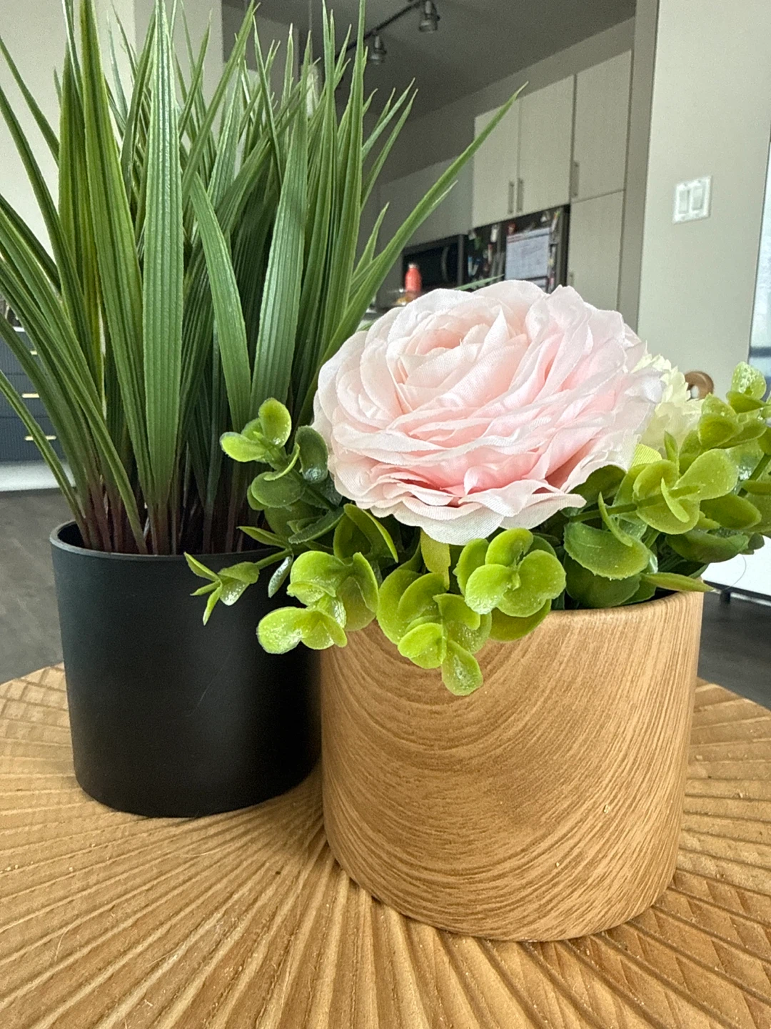 Artificial Rose and Greenery Arrangement 🥕