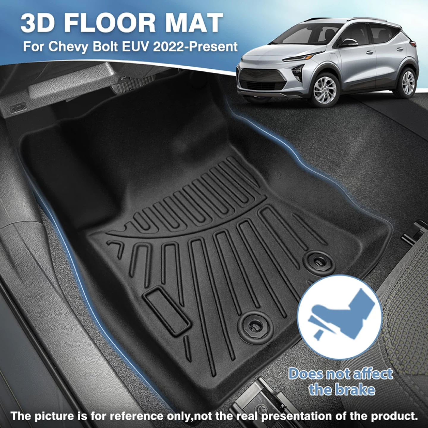 Floor Mats for Chevrolet Chevy Bolt EUV 2022-23 - photo 2