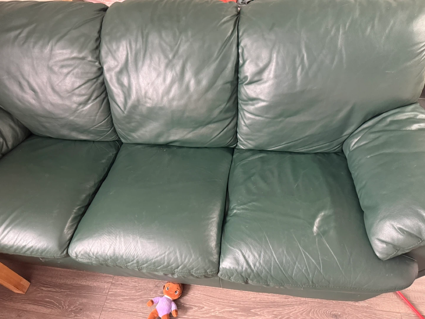 Green Leather Couch