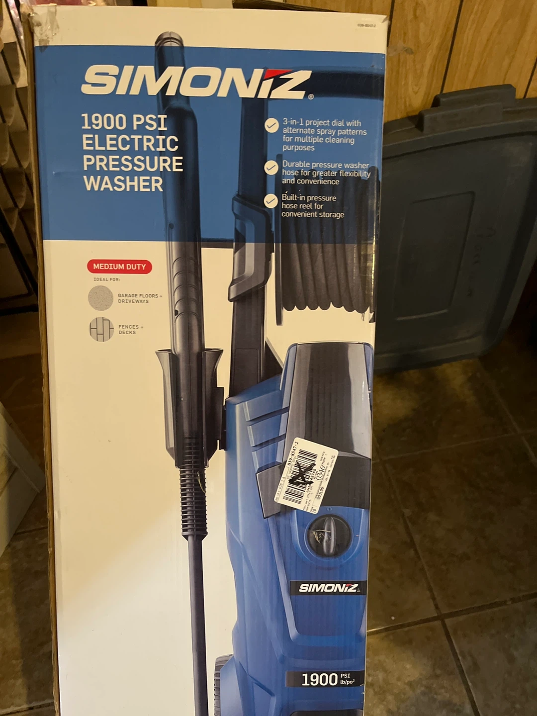 Simoniz 1900 PSI Electric Pressure Washer