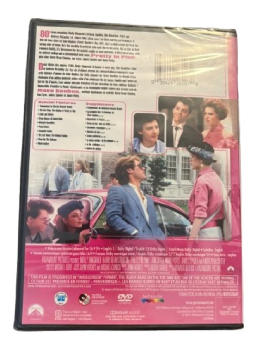 Pretty in Pink (1986) DVD – John Hughes Classic Teen Romance - photo 2