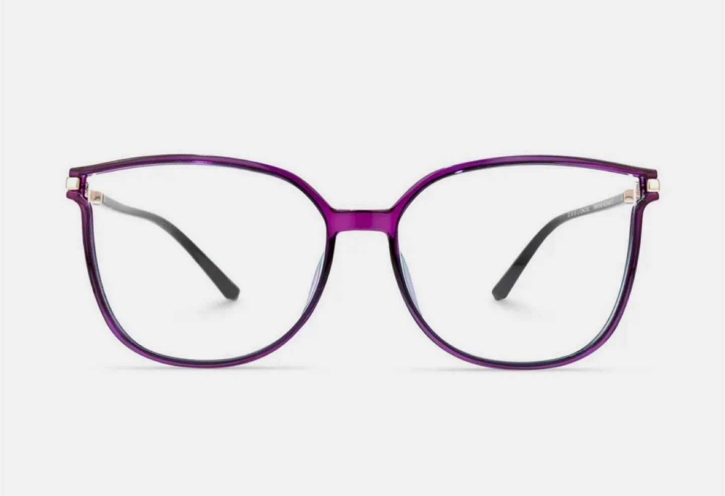 Zenni Eyeglasses - Purple Oversized Cat-Eye Frame