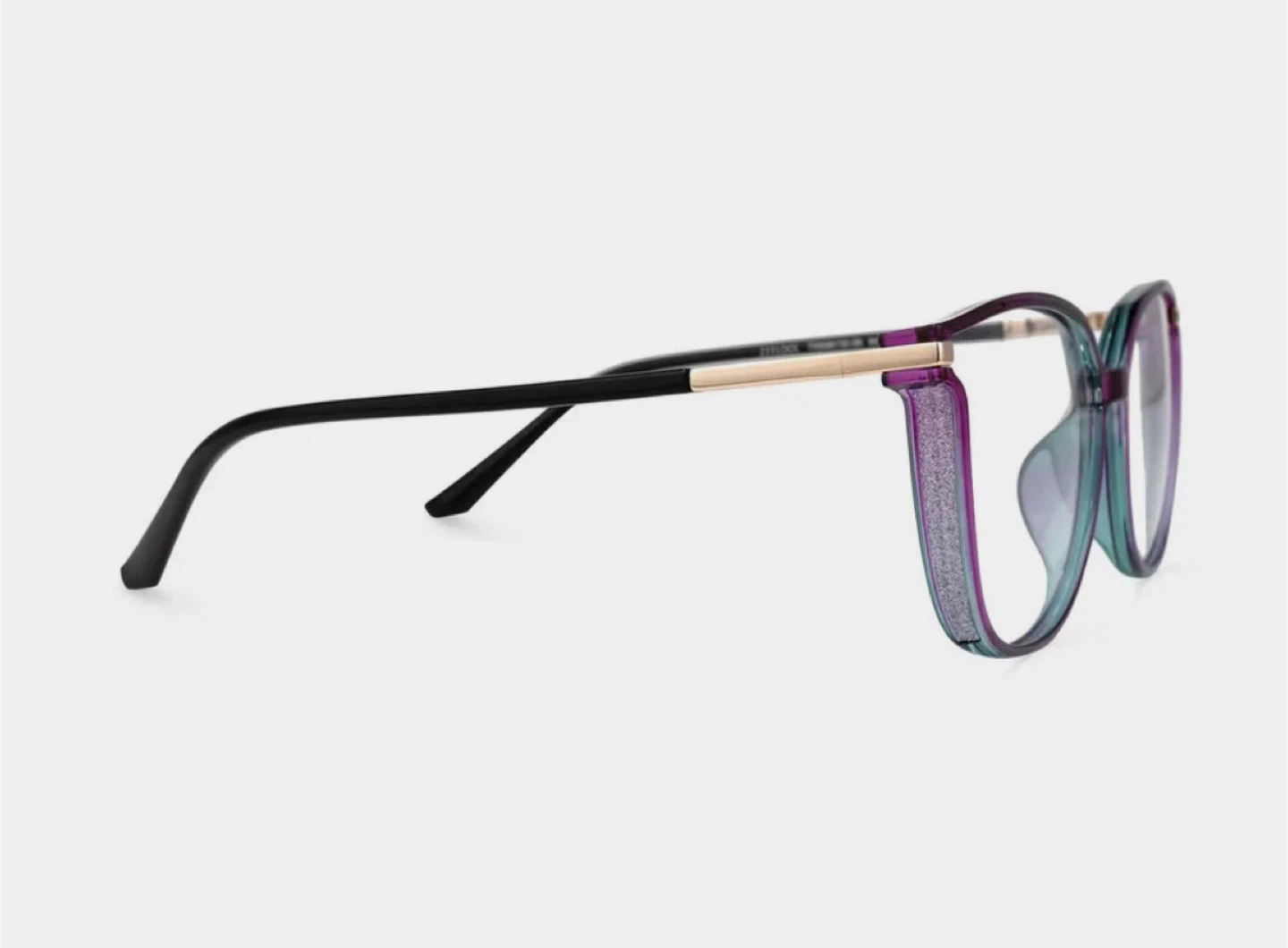 Zenni Eyeglasses - Purple Oversized Cat-Eye Frame - photo 3
