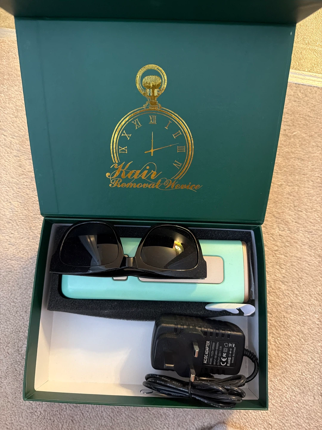 IPL Hair Removal Device with Box and Accessories