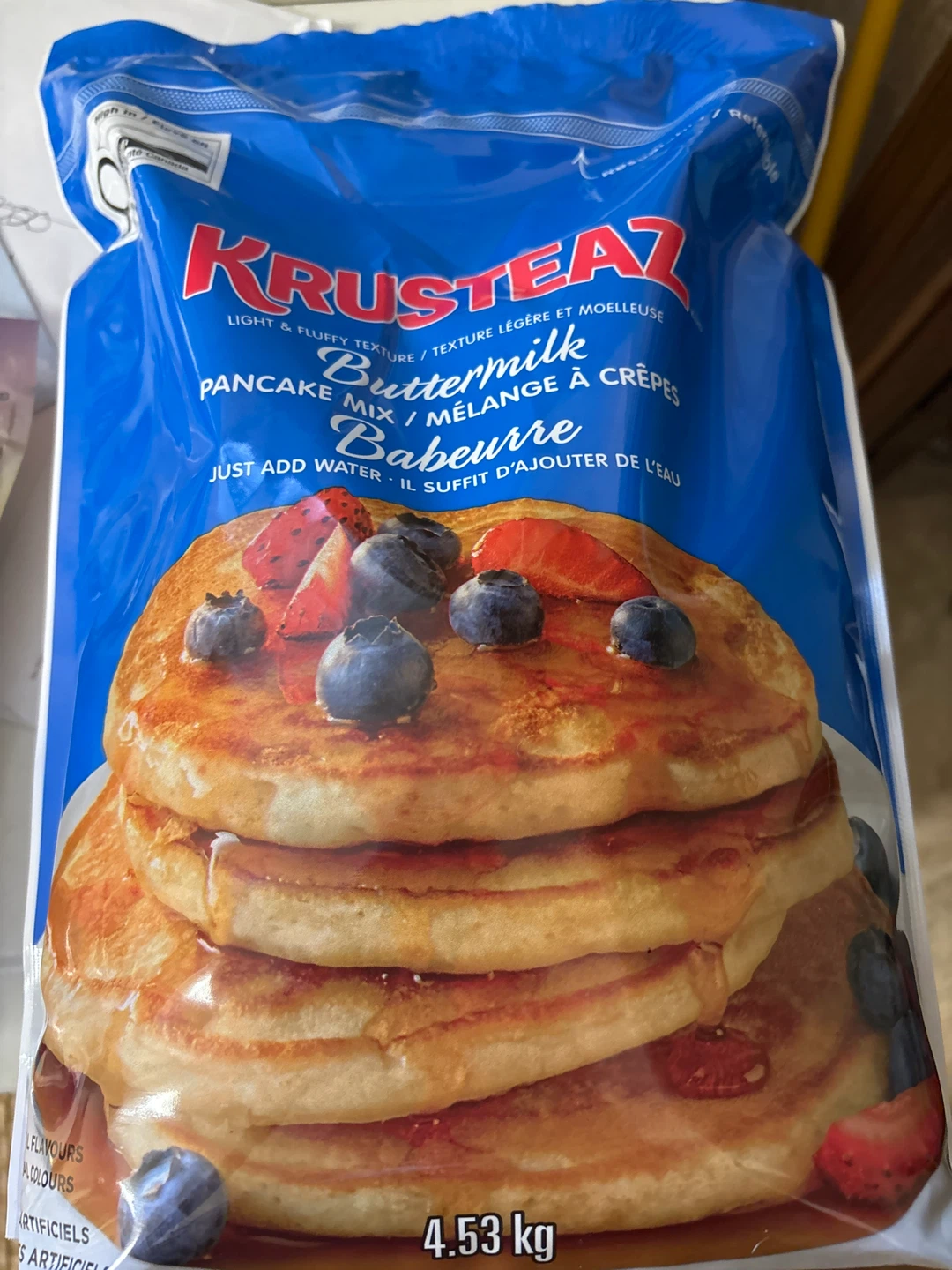 Krusteaz Buttermilk Pancake Mix - 4.53 kg