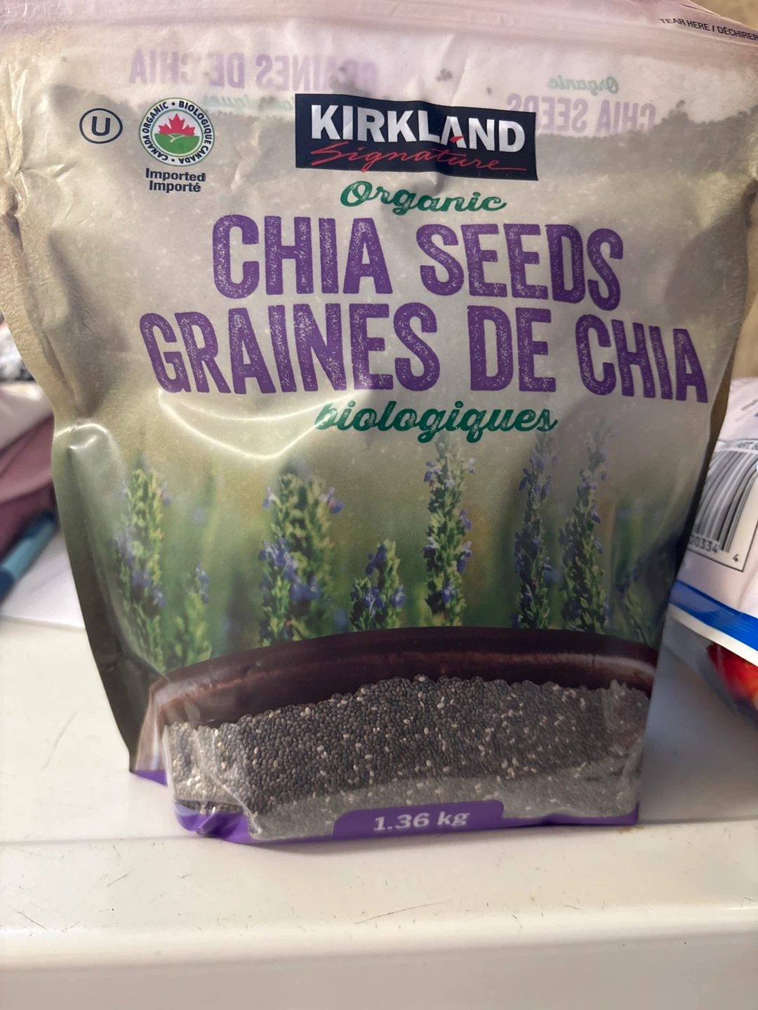 Kirkland Signature Organic Chia Seeds - 1.36 kg