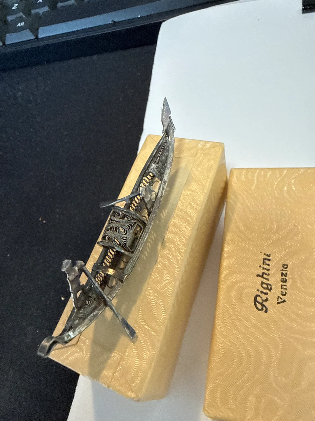 Righini Venezia Gondola Miniature - photo 2