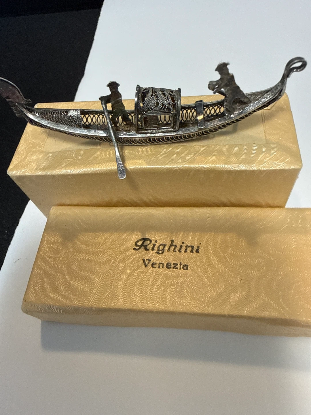 Righini Venezia Gondola Miniature