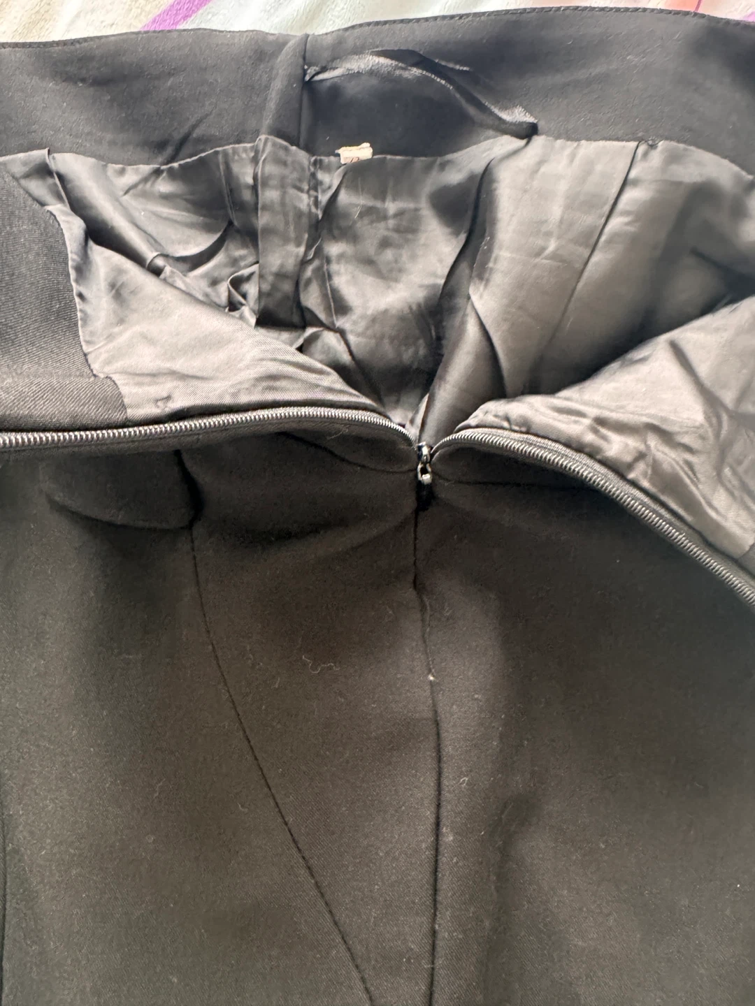 Black Pencil Skirt with Bow Detail Size 38 - photo 3
