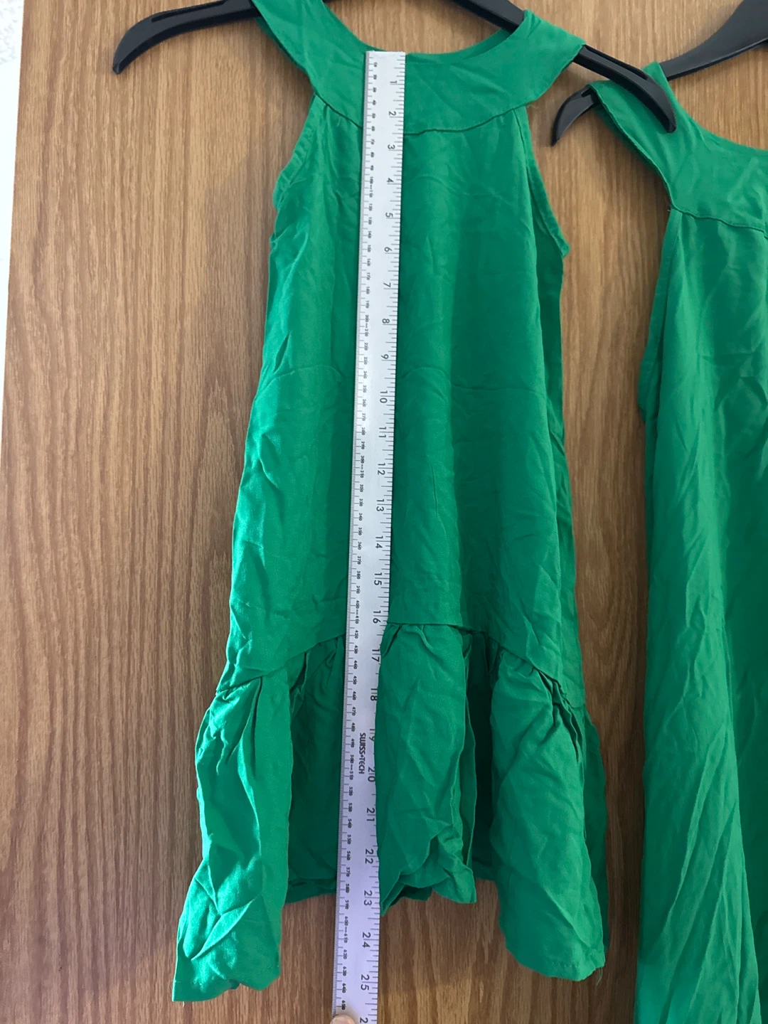 Green Ruffled Maxi Dress Mom and Daughter NWOT - photo 2