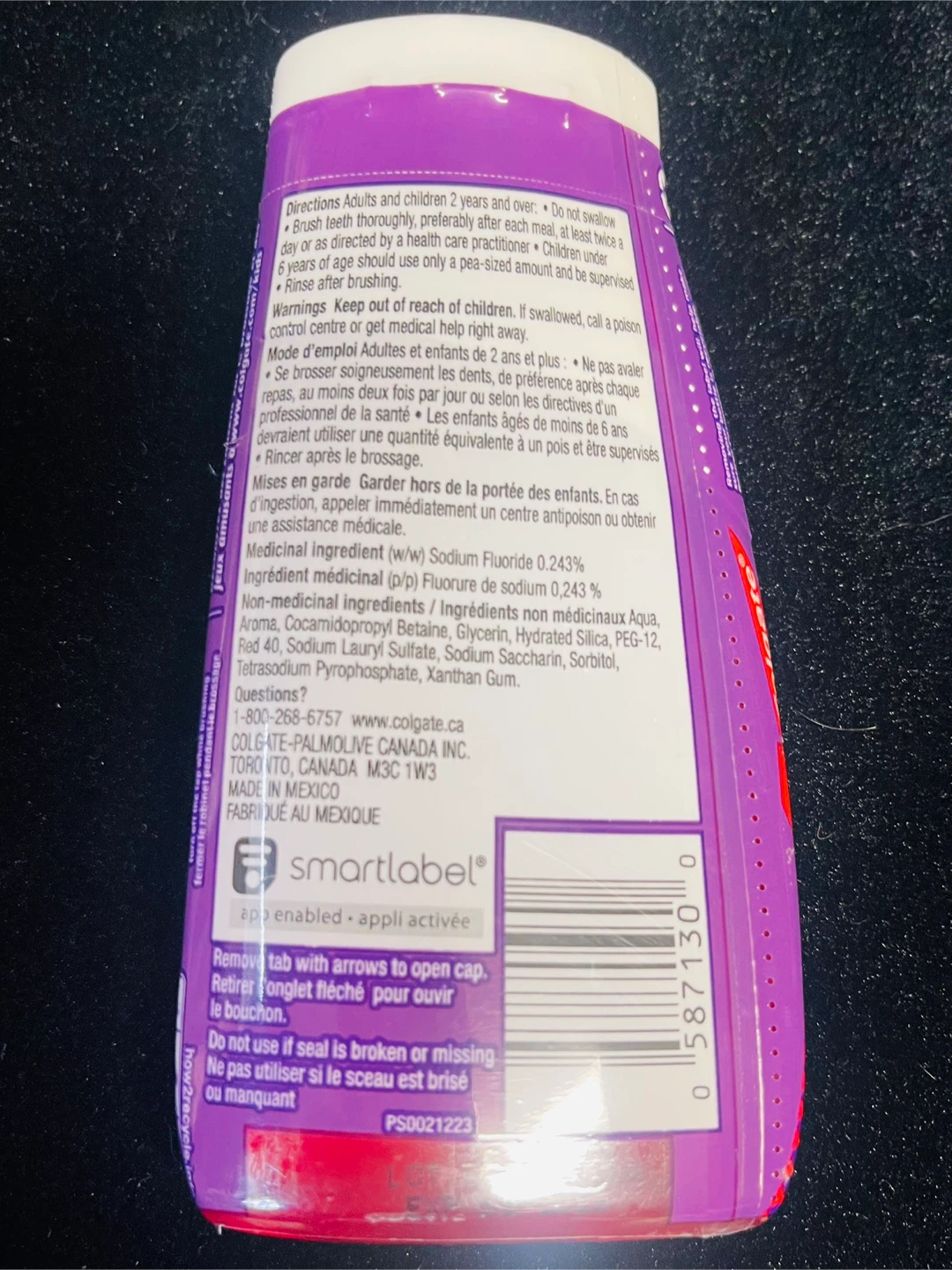 Colgate Kids Strawberry Smash Fluoride Toothpaste 100mL - photo 2