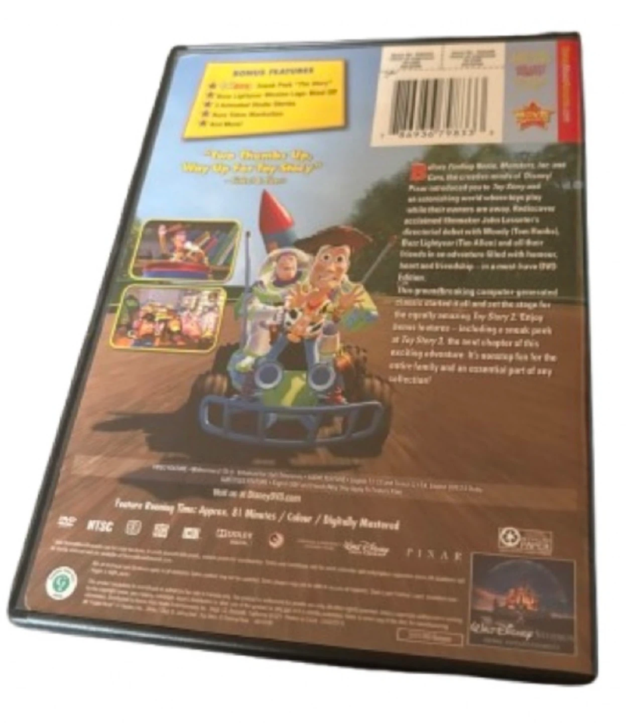Toy Story DVD – Disney Pixar Classic – Widescreen Edition - photo 2