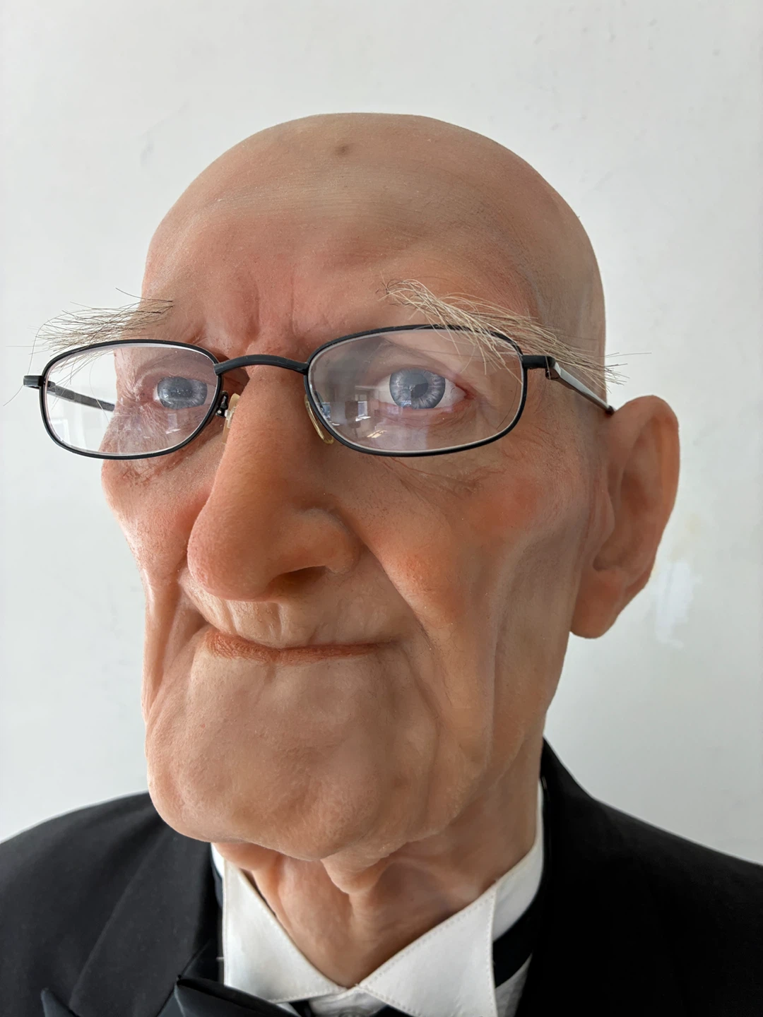 Life-Size Butler Mannequin with Serving Tray and Glasses - photo 2