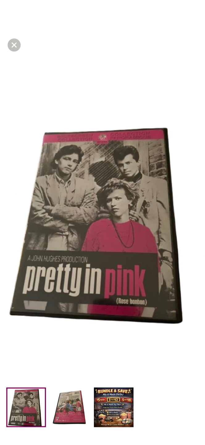 💗 Pretty in Pink DVD — 80s Teen Romance Classic