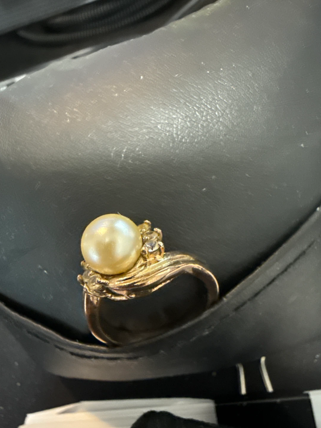Pearl and Diamond Ring - photo 2