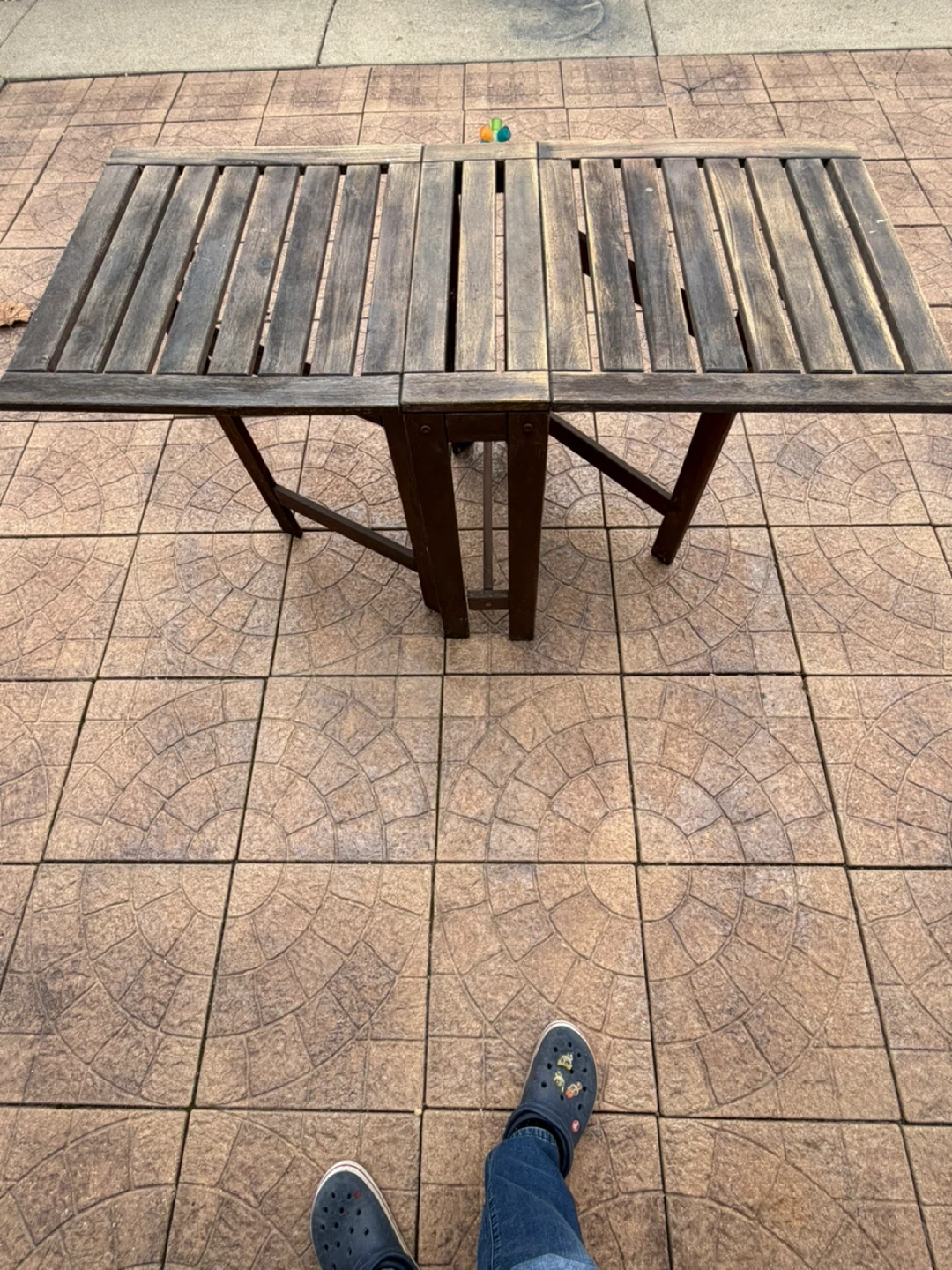 Wooden Folding Outdoor Table