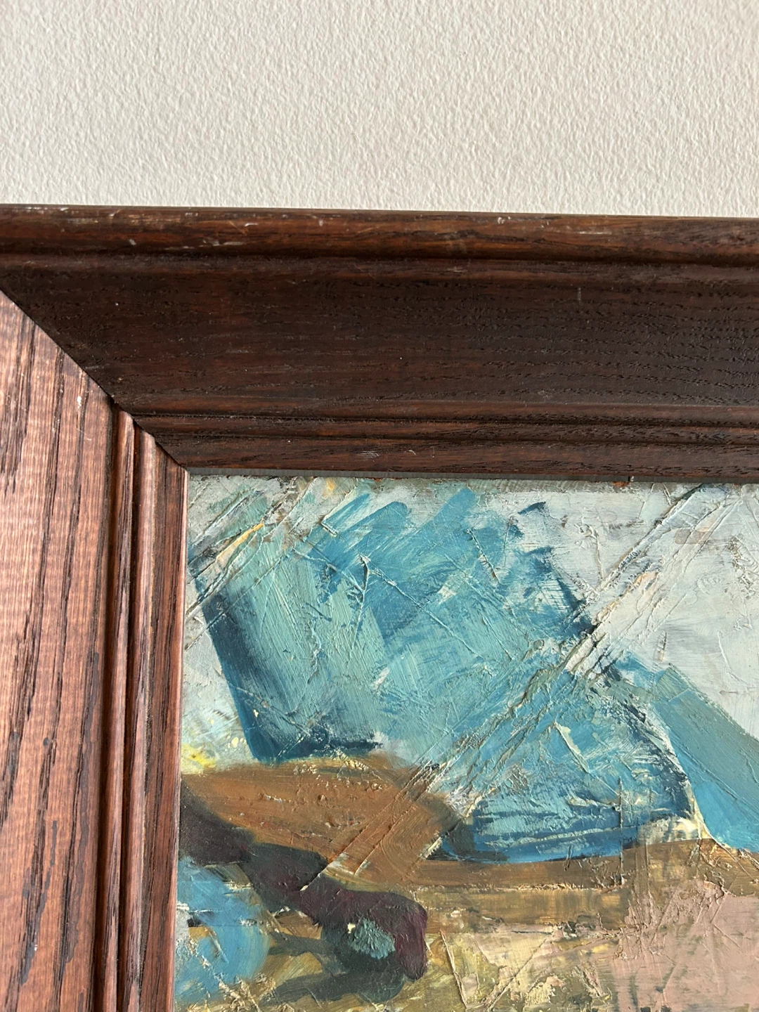 Original Still Life with Spools Oil Painting - photo 3