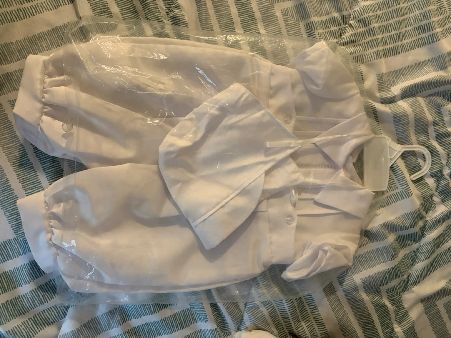 Tip Top Kids White Christening Outfit Size 12M - photo 3