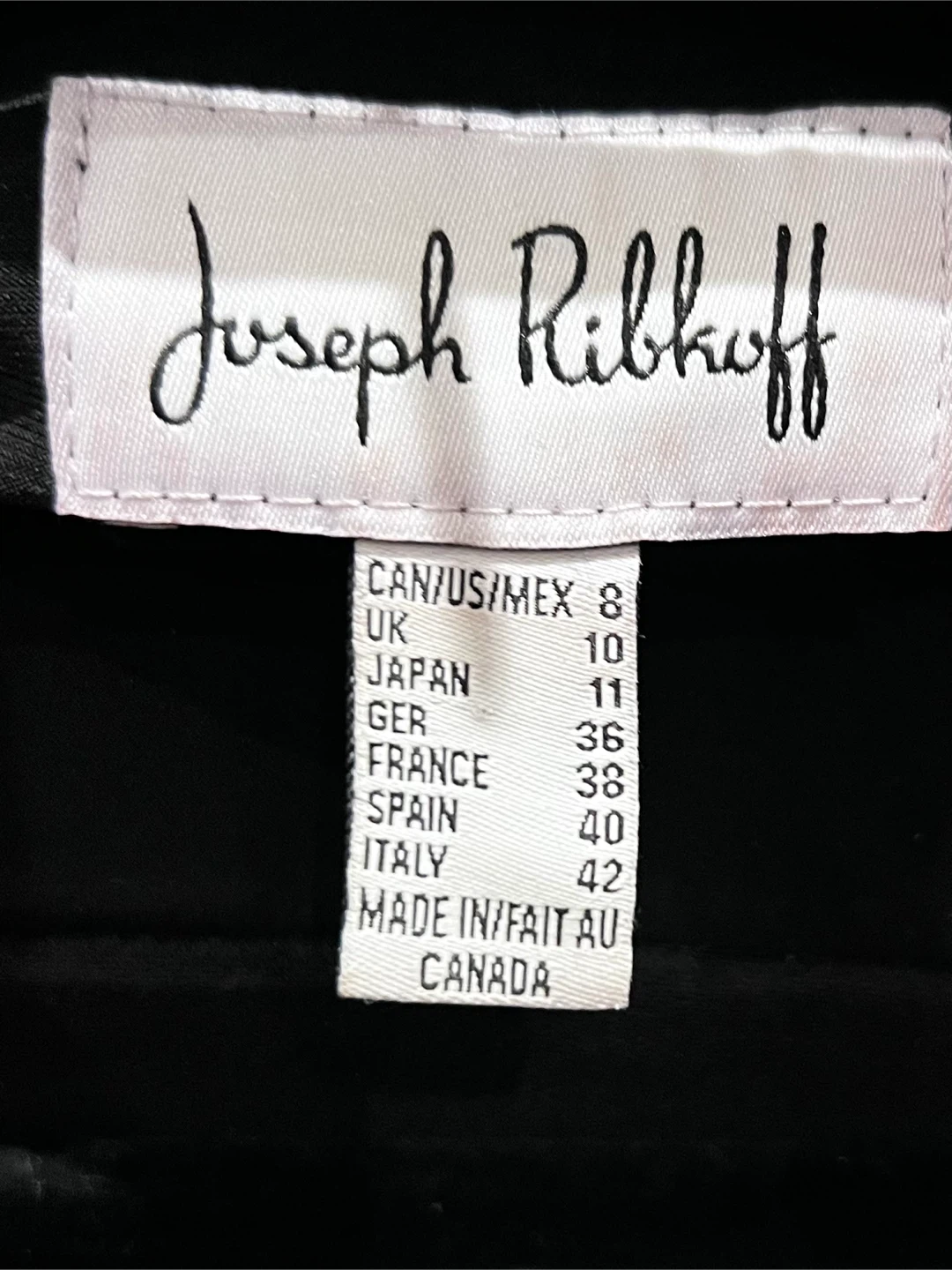 Joseph Ribkoff Black & White Pattern Jacket Size 8 - photo 3