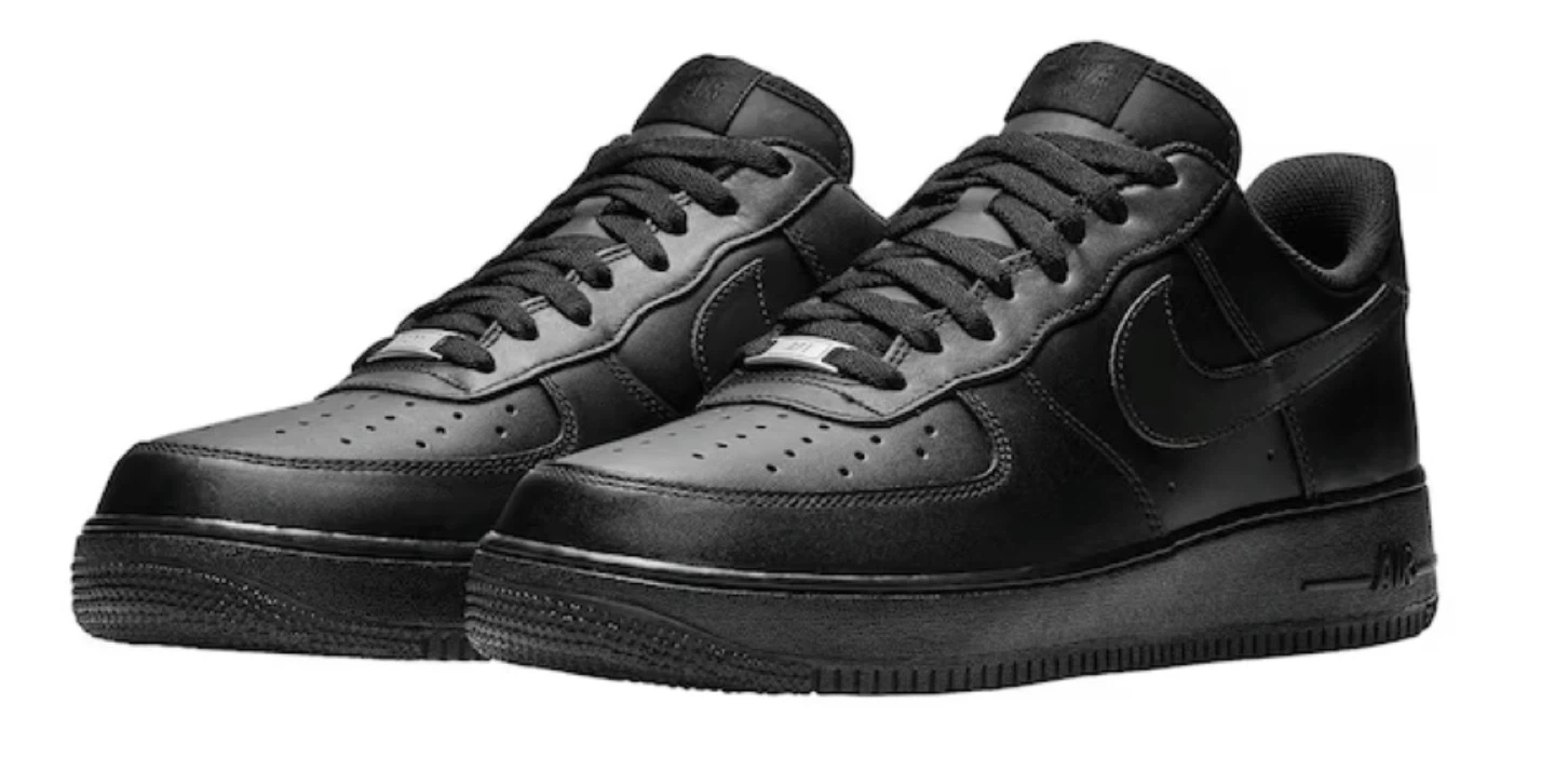 Nike Air Force 1 '07 Black Shoes - photo 4