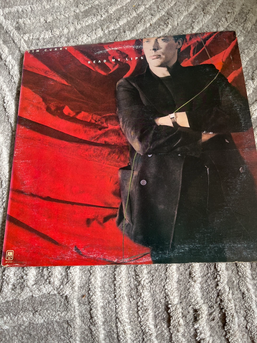 Tim Curry Read My Lips Vinyl Record