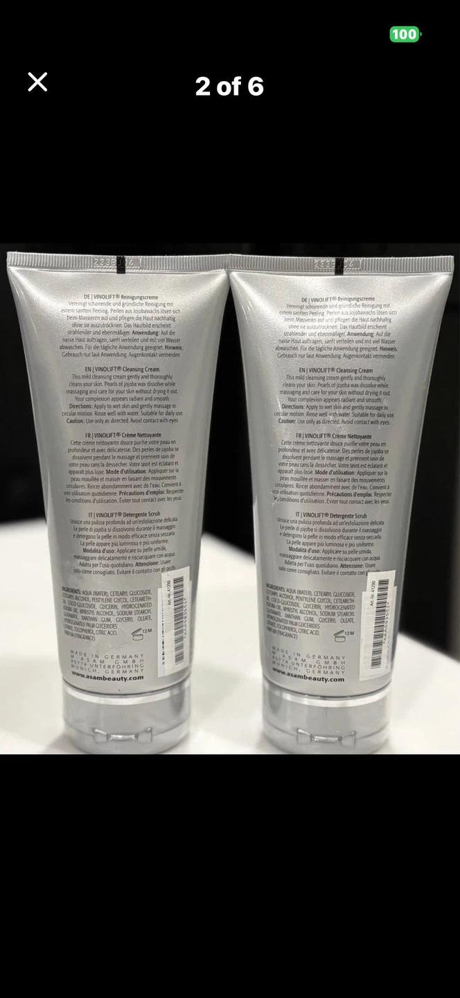 Never used M. Asam Vinolift Cleansing Cream - photo 2