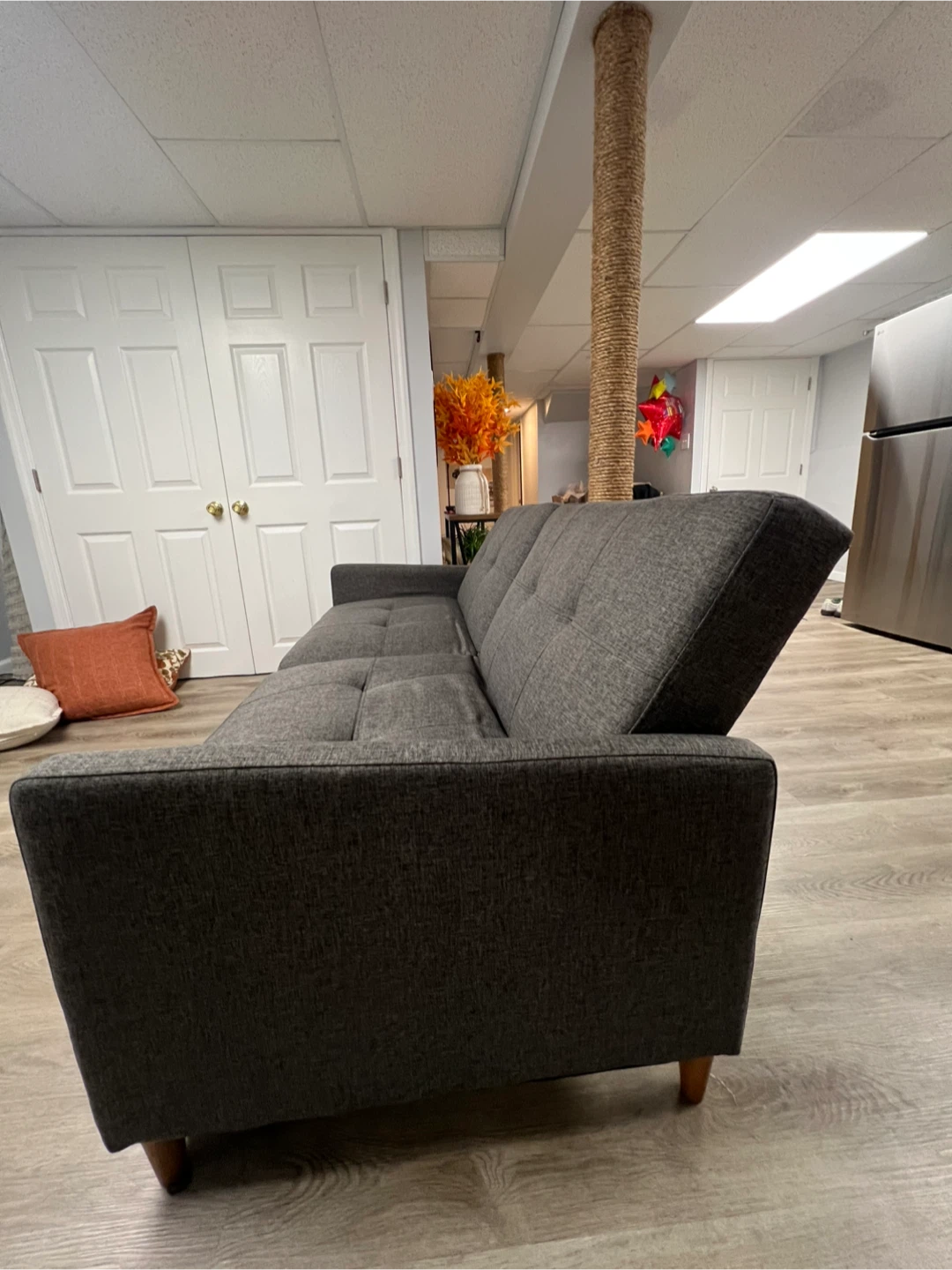 Grey Tufted Sofa Ashley