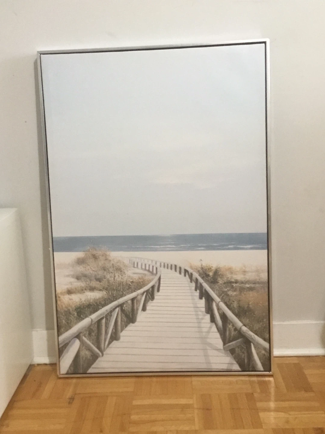 Framed Wall Art - Beach Boardwalk Scene - photo 2