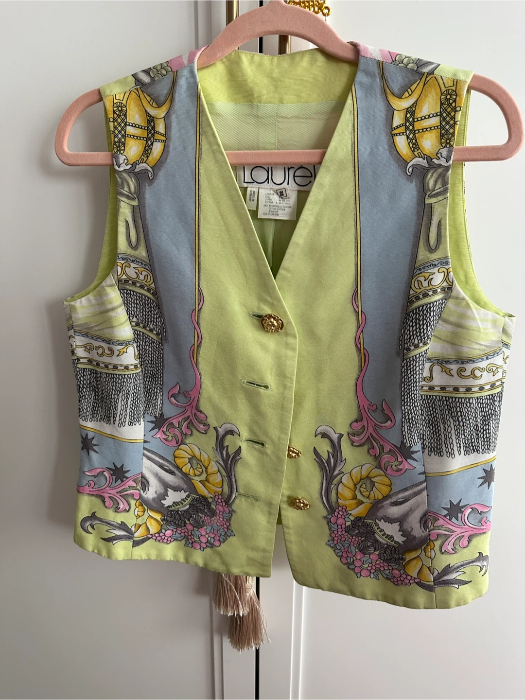 VINTAGE rare Laurel Women's Vest Size 38
