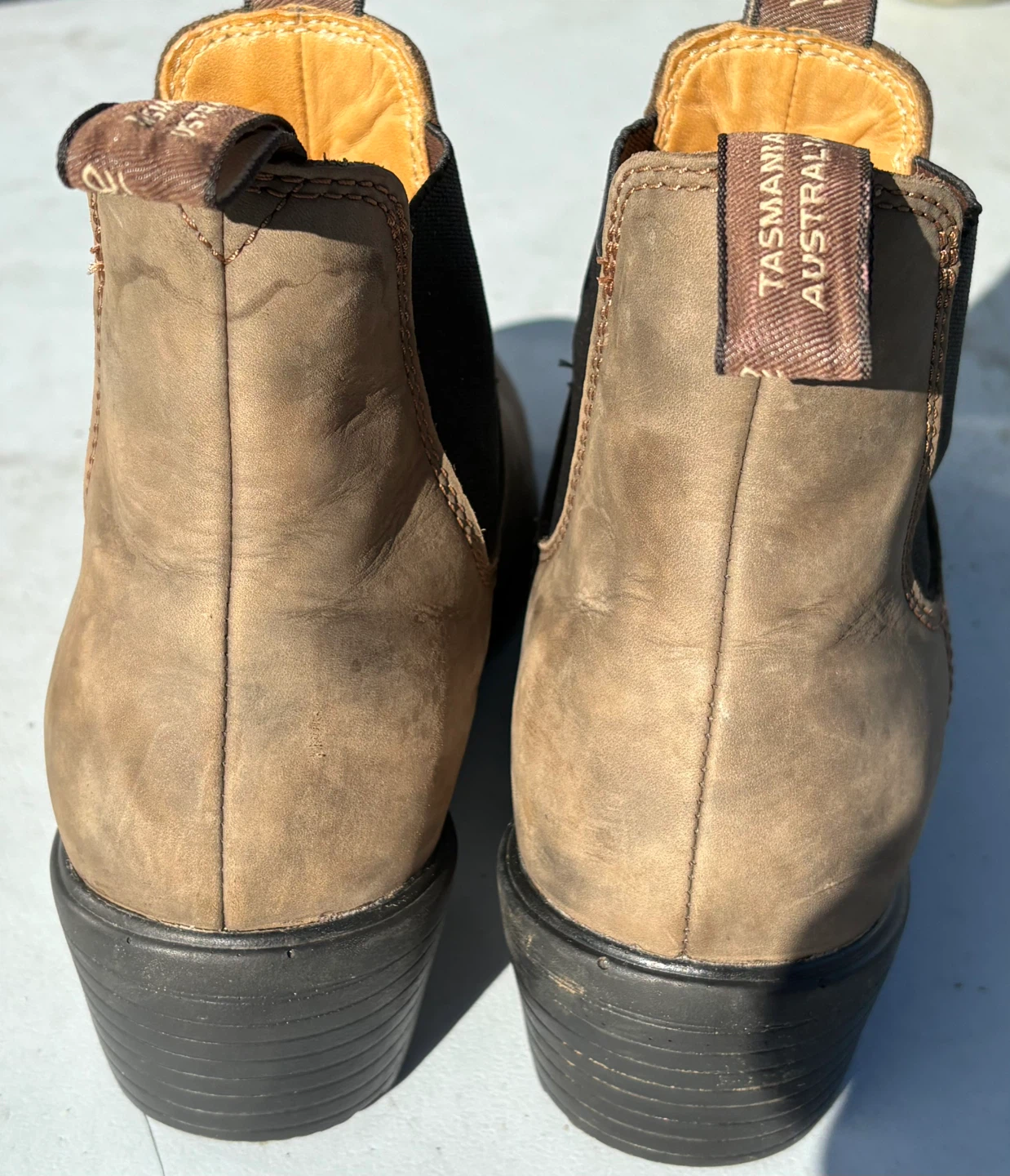 Blundstone heel Chelsea Boots 8.5 us  - Brown Leather - photo 4