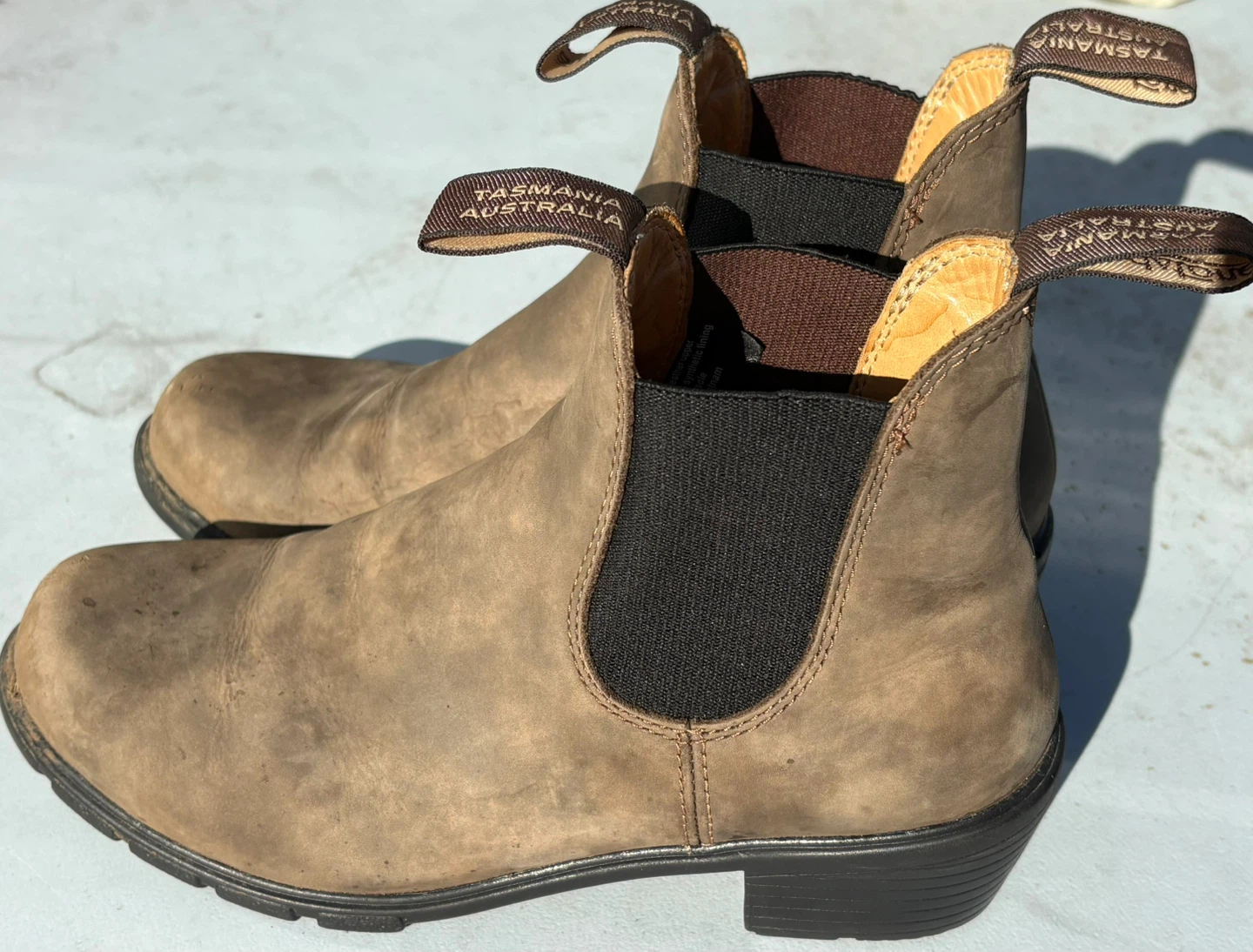 Blundstone heel Chelsea Boots 8.5 us  - Brown Leather - photo 2