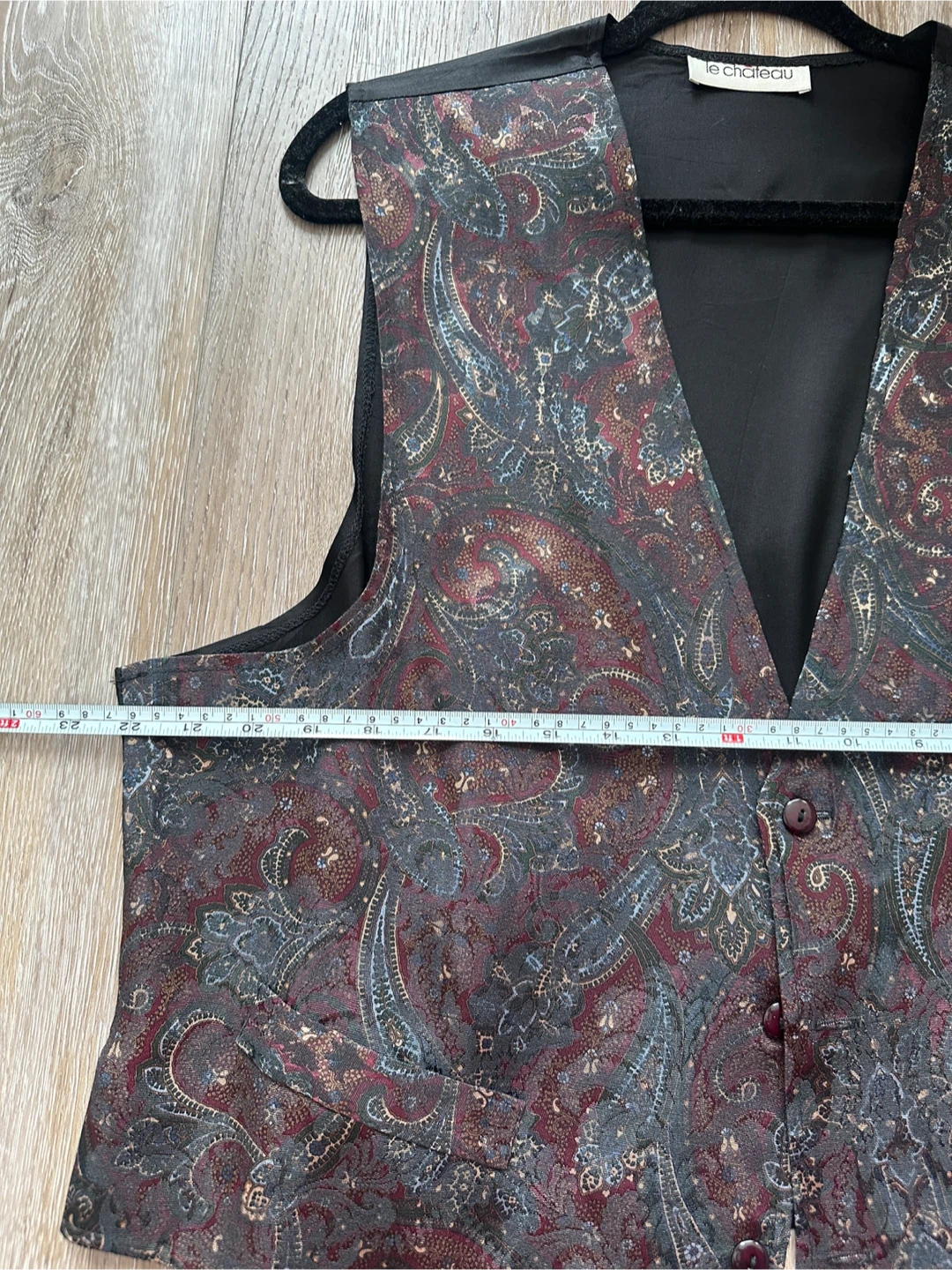 Vintage Le Château men’s Patterned Vest - photo 5