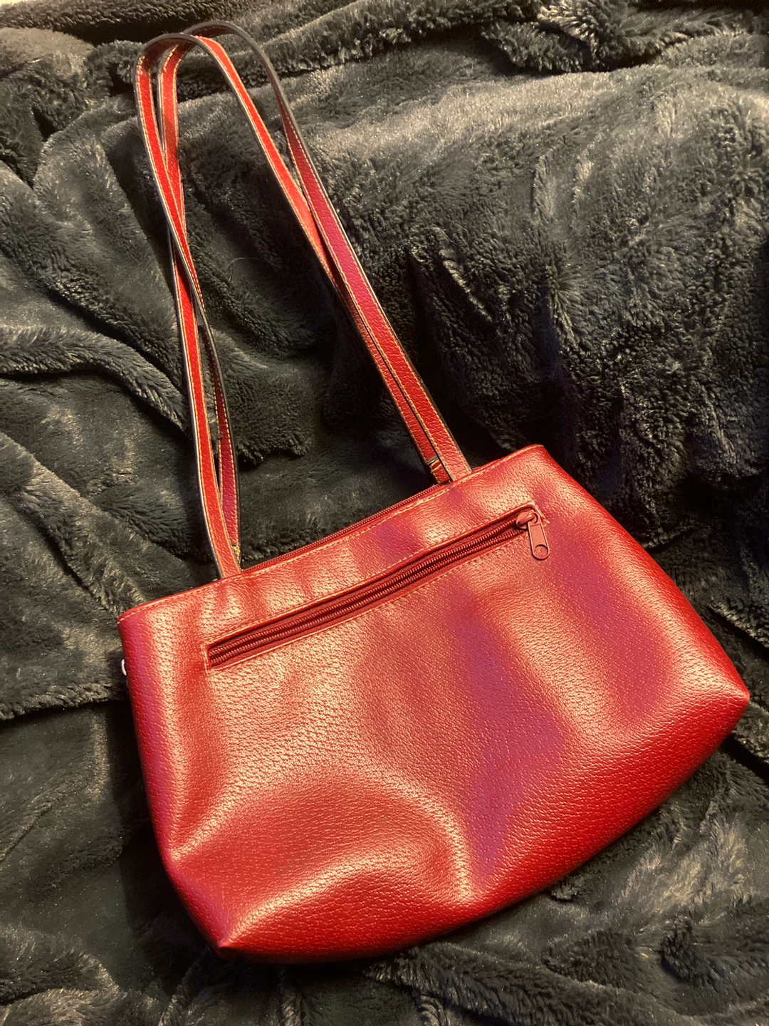 Rosetti Red Faux Leather Shoulder Bag - photo 3