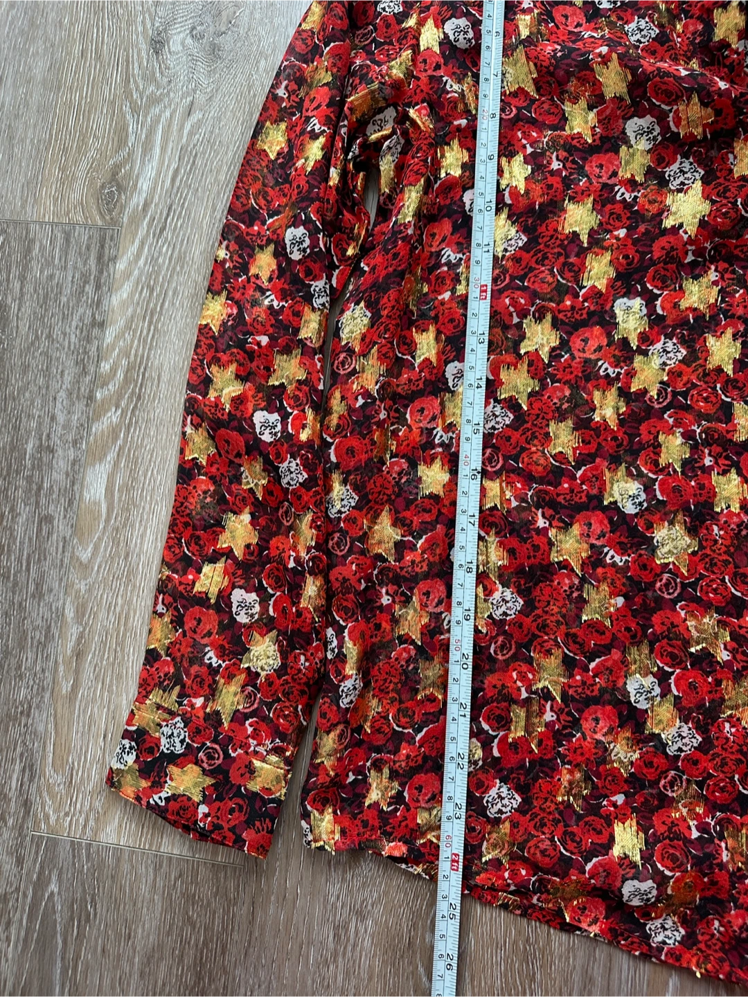 The Kooples Red Floral Print Blouse - photo 5