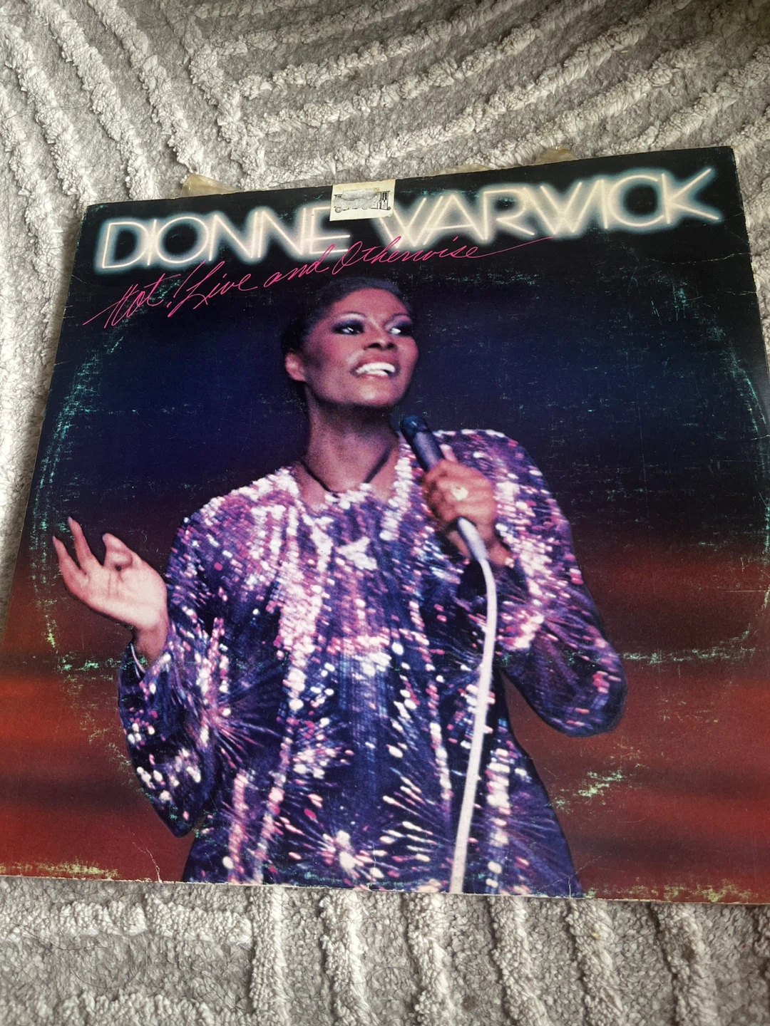 Dionne Warwick Hot! Live and Otherwise Vinyl Record