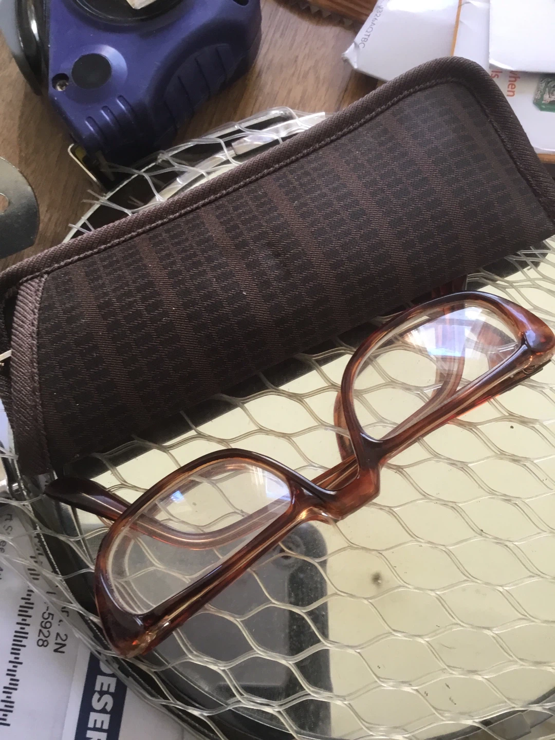 Glasses and case