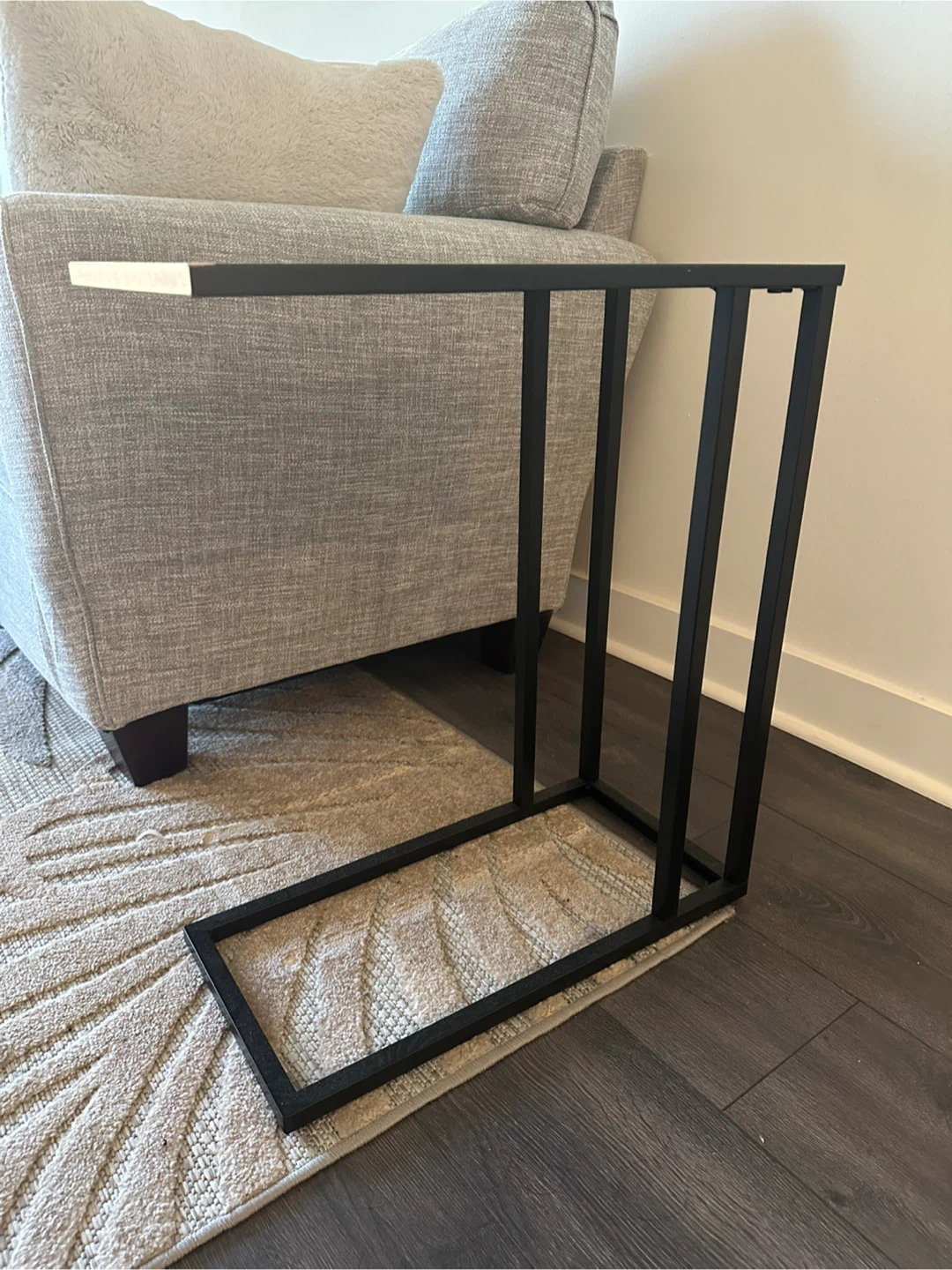 Black C-Table Side Table - photo 2
