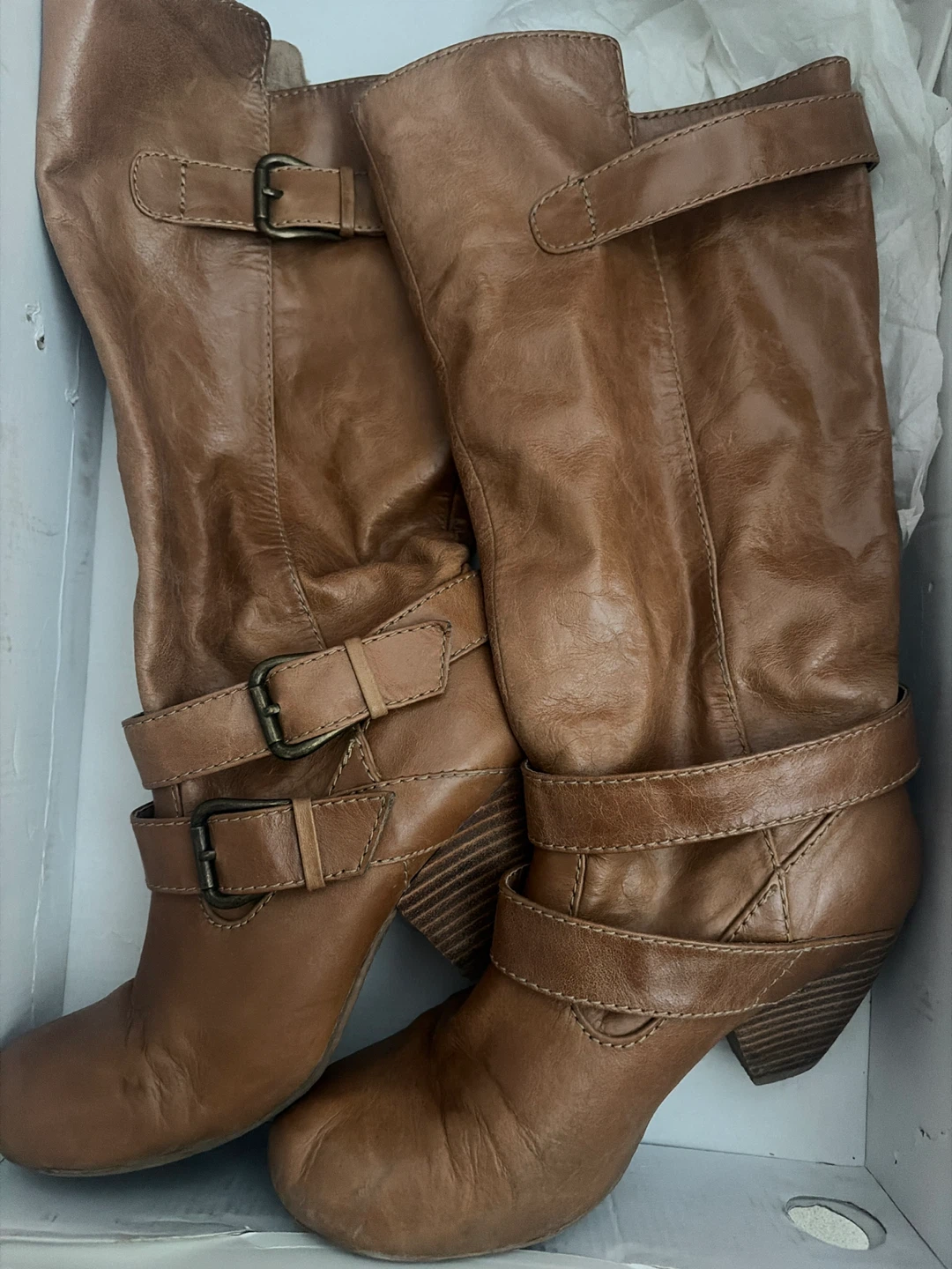 Brown Leather Boots