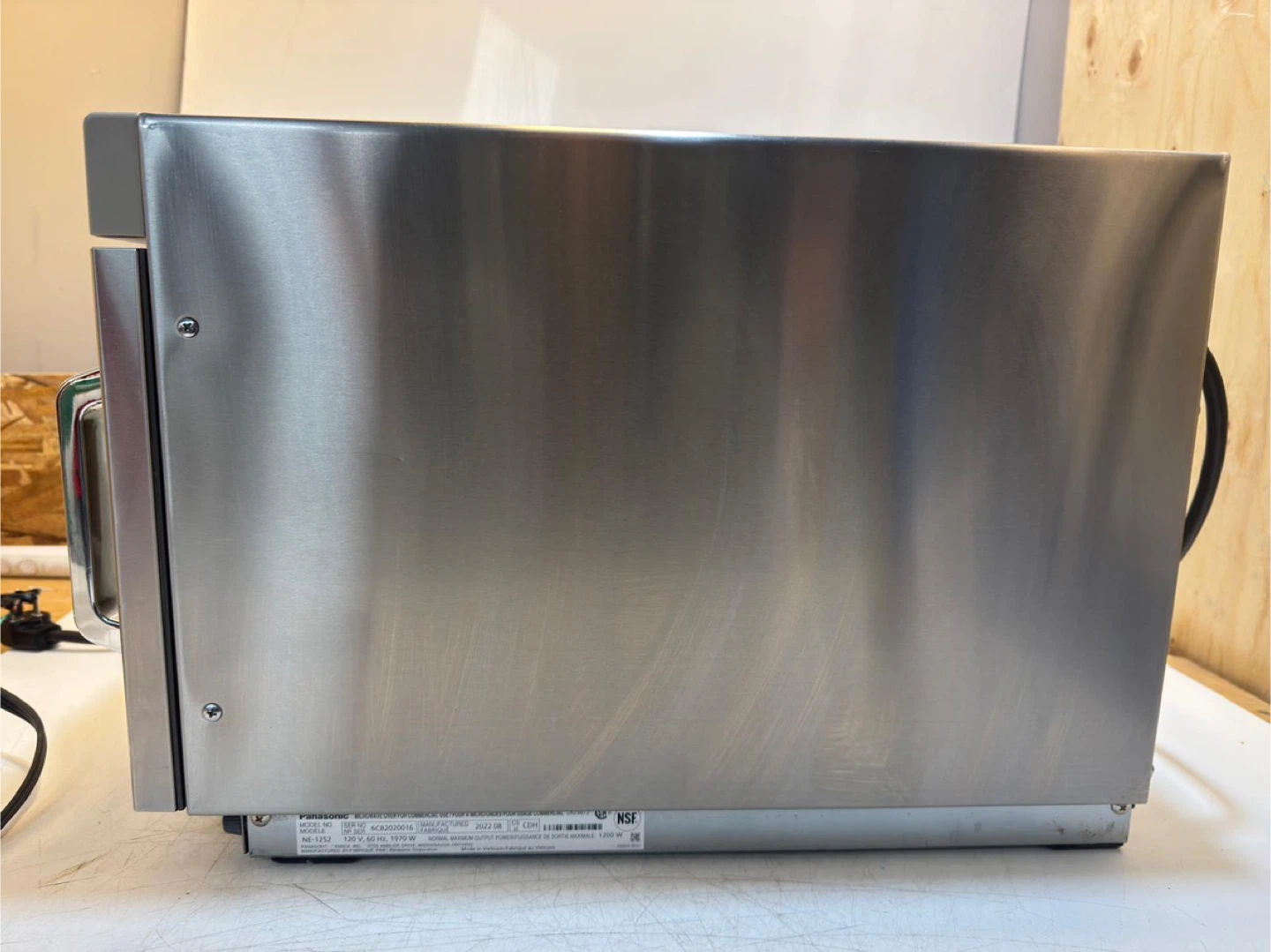 heavy-duty stainless steel commercial microwave - photo 2